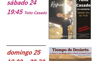 Actividades de la Parroquia del 19 al 25 octubre