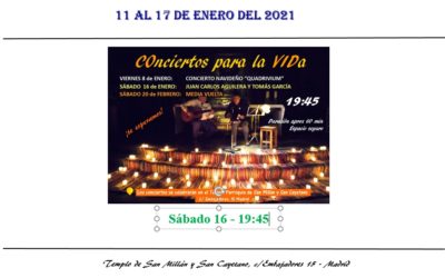 Actividades de la Parroquia del 11 al 17 de enero