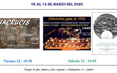 Actividades de la Parroquia del 08 al 14 de marzo 2021