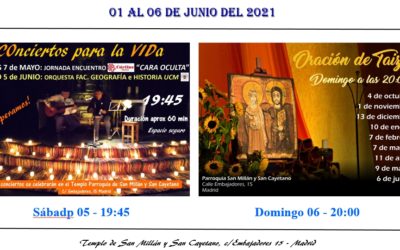 Actividades parroquia 06 al 06 de junio 2021