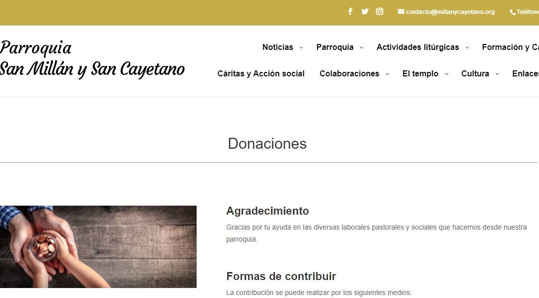 Donaciones. Actualización