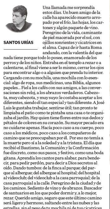 Querido José Luis