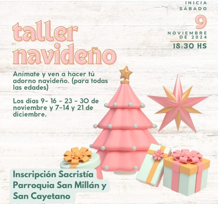 Taller navideño. 2024